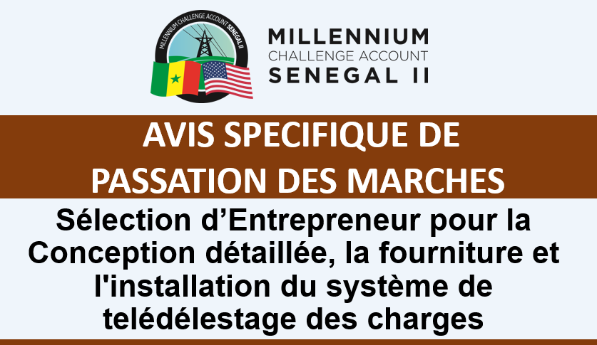 ASPM_Séléction d’un entrepreneur pour, Conception, fourniture et installation du système de télédélestage des charges