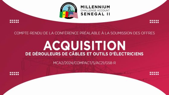 Compte-rendu de la conférence préalable à la soumission des offres relatives à l’acquisition de dérouleurs de câbles et outils d’électriciens