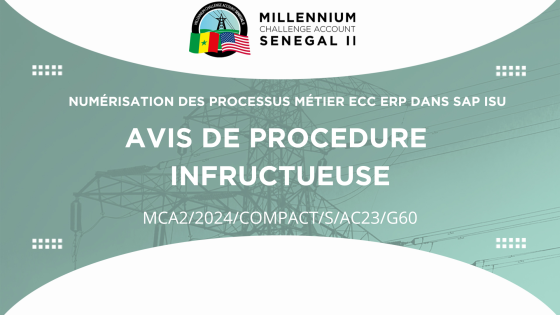 AVIS DE PROCÉDURE INFRUCTUEUSE : Numérisation des processus métier ECC ERP dans SAP ISU