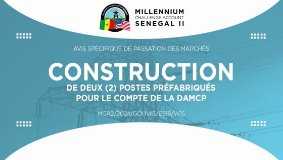 Avis pour la construction de 2 postes préfabriqués pour le compte de la DAMCP