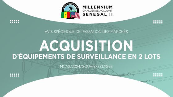 Avis pour l’acquisition d’équipements de surveillance en deux lots (Lot 1 : vedette rapide ; Lot 2 : deux (02) zodiacs et kits pour le compte de la DAMCP)