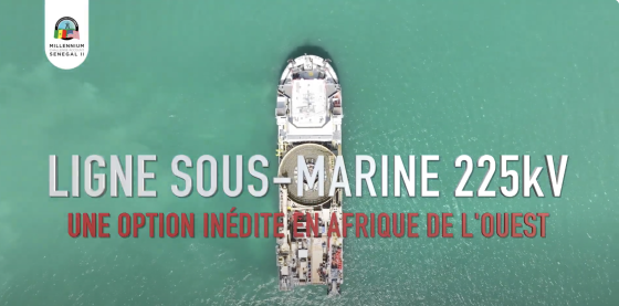 Projet Transport : Fin de la pose du câble sous-marin 225kV reliant la centrale du Cap des Biches au poste de Bel Air (26/05/2025)