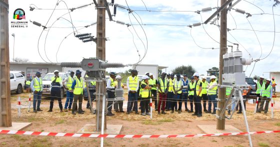 Projet Accès à l’électricité : Tirage des lignes moyenne et basse tension (29/09/2025 au 03/10/2025)