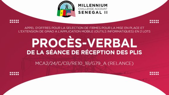 PROCÈS-VERBAL RELATIF À LA RÉCEPTION DES OFFRES : APPEL D’OFFRES POUR LA SÉLECTION DE FIRMES POUR LA MISE EN PLACE ET L’EXTENSION DE GMAO À L’APPLICATION MOBILE (OUTILS INFORMATIQUES) EN 2 LOTS