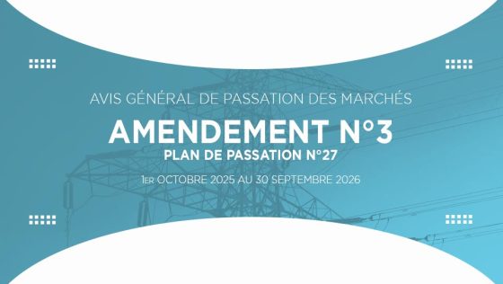 AVIS GÉNÉRAL DE PASSATION DE MARCHÉS : Plan de Passation des Marchés n°27 Amendement 3