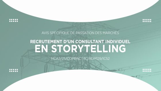 Avis pour le recrutement d’un Consultant individuel en storytelling pour MCA-Sénégal II       