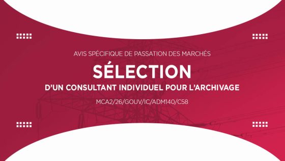 Avis pour la sélection d’un consultant individuel pour l’archivage